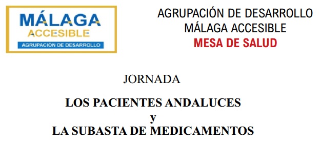 Los pacientes andaluces y la subasta de medicamentos