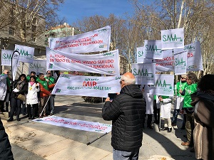 Los médicos de Málaga también estuvimos ayer en Madrid luchando por vuestros derechos perdidos IMP2