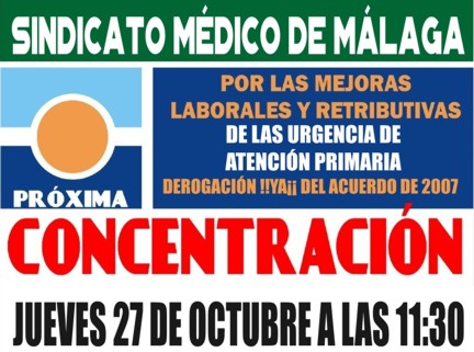 Nueva concentración 27 de octubre Sevilla