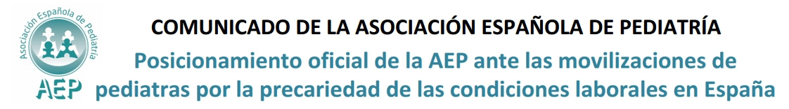 Comunicado movilizaciones Pediatría