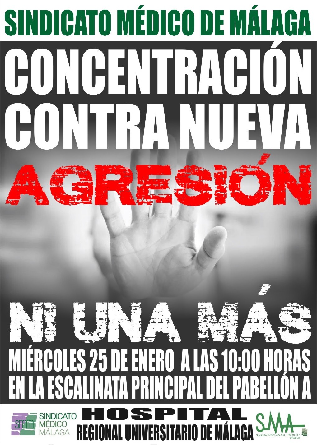 Nueva Concentración por Agresión 25 de enero