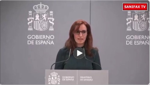 Rueda de prensa Ministra de Sanidad Mónica García