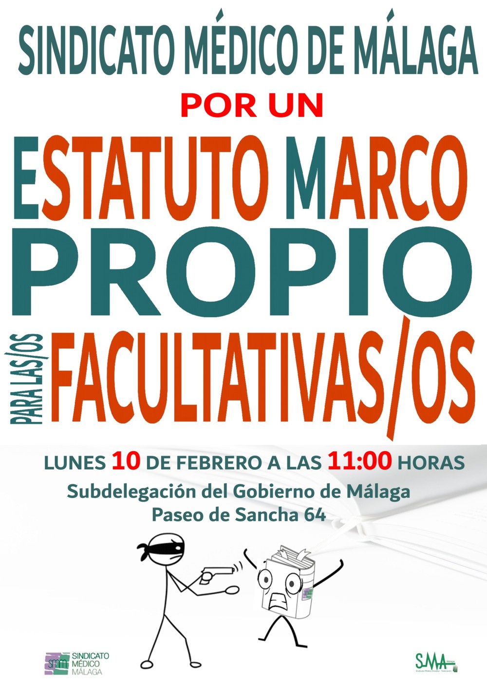 Concentración contra la reforma del Estatuto Marco y por un Estatuto Propio para la profesión médica y facultativa