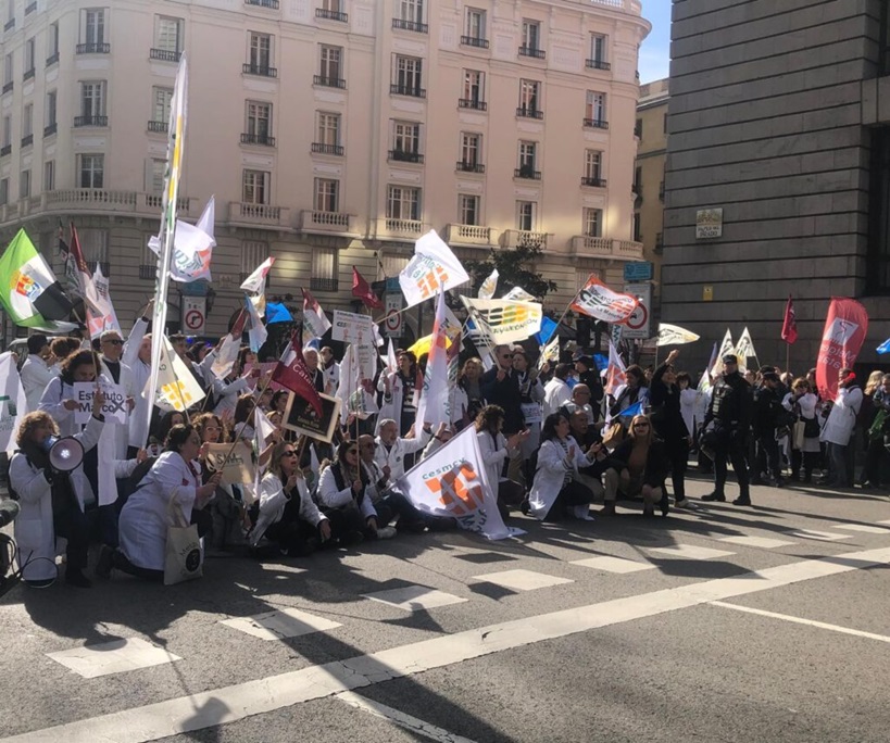 CESM y SMA convocan una huelga médica en protesta del borrador del Estatuto Marco