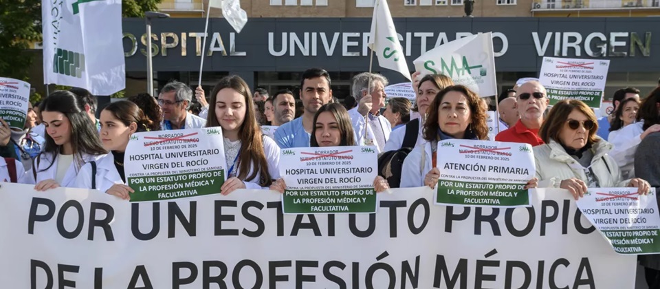 Sindicatos médicos se concentrarán el 5 y 12 de marzo contra el borrador de Estatuto Marco
