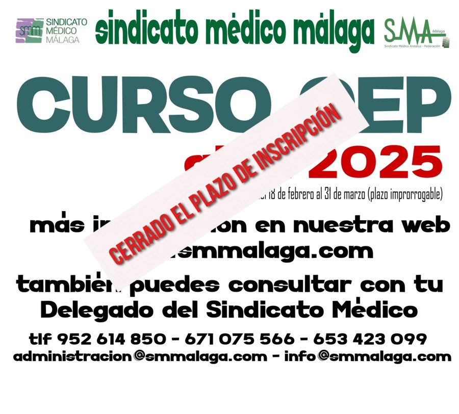 Cerrado plazo inscripción