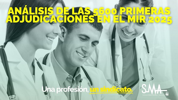 Análisis de las 5600 primeras adjudicaciones en el MIR 2025