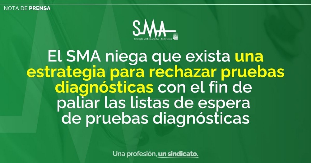 El SMA niega que exista una estrategia para rechazar pruebas diagnósticas con el fin de paliar las listas de espera de pruebas diagnósticas