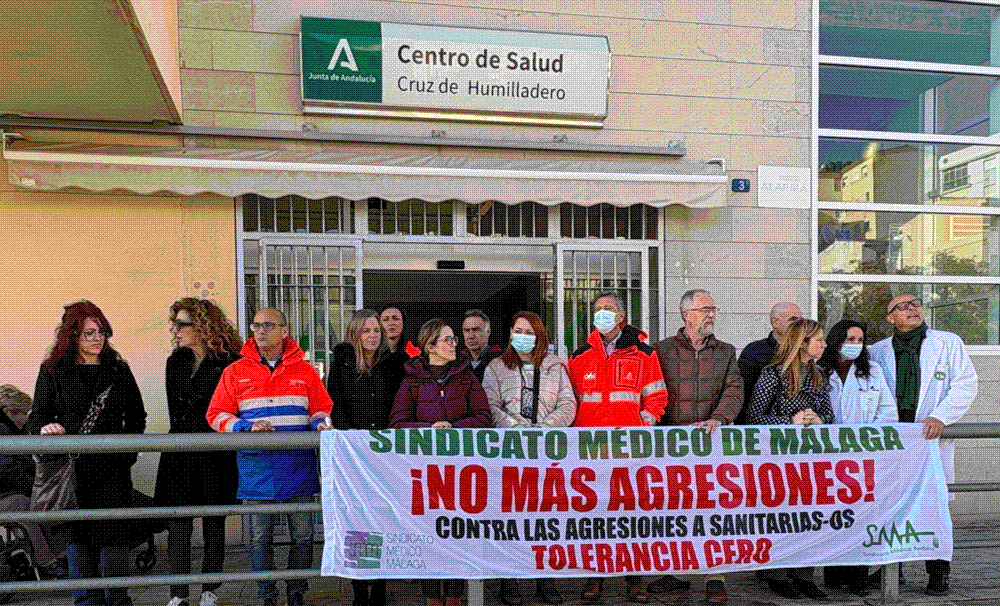Insultos e intento de agresión física a una médica en el Centro de Salud Cruz de Humilladero