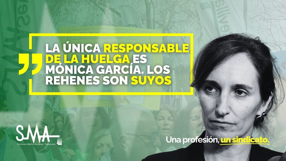 La única responsable de la Huelga es Mónica García. Los rehenes son suyos