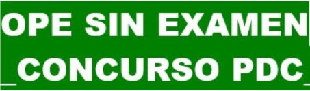 Concurso sin examen para puestos de difícil cobertura: Listados definitivos de admitidos